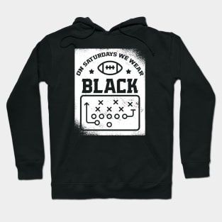 On Saturdays We Wear Black // Vintage School Spirit // Go Black Hoodie